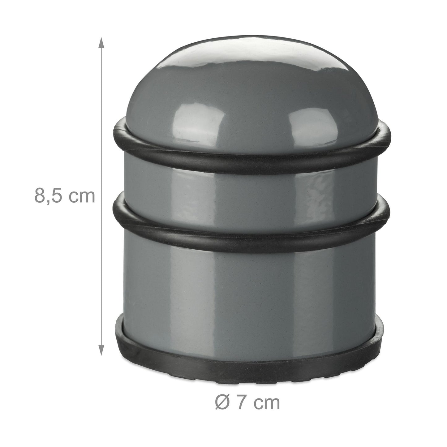 Door stop stainless steel round