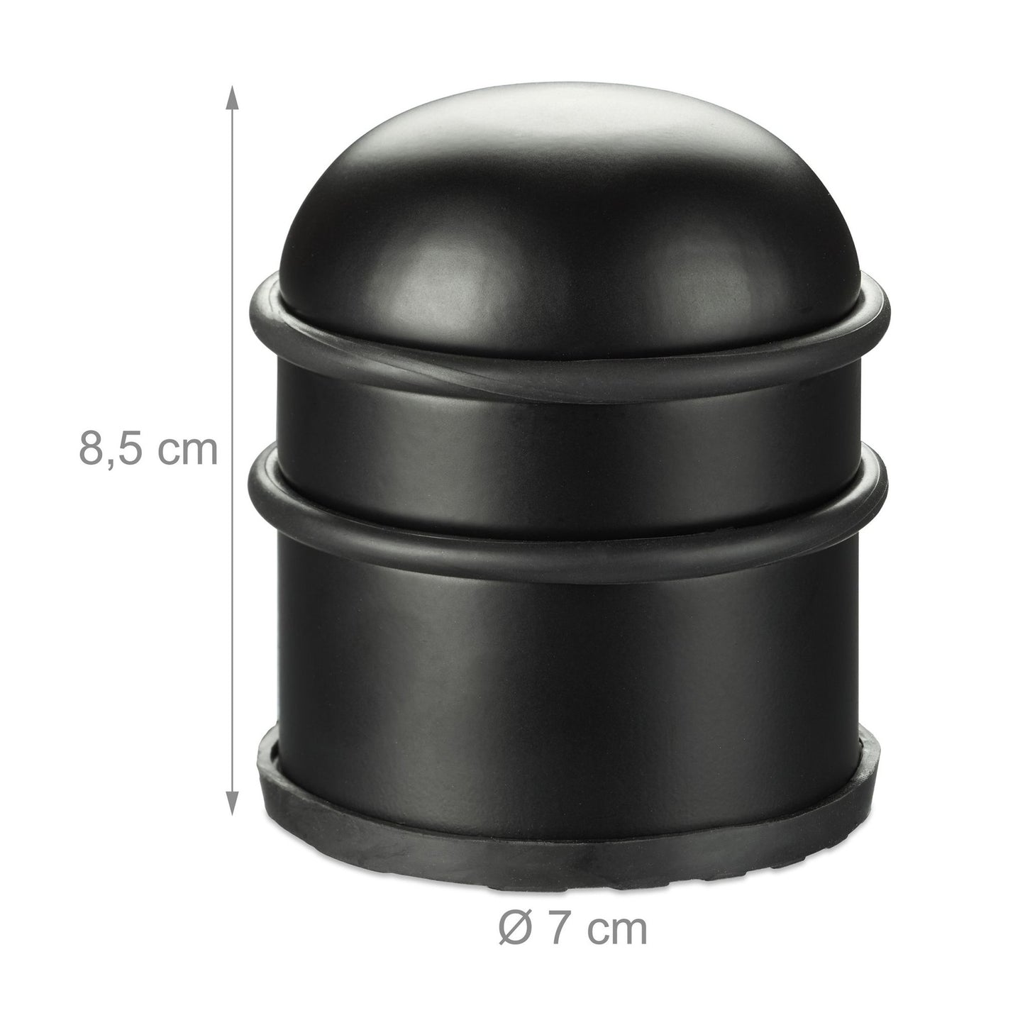 Door stop stainless steel round