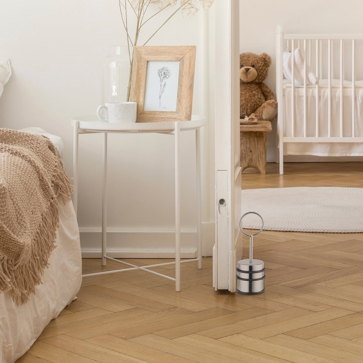 Door stop with handle set of 2