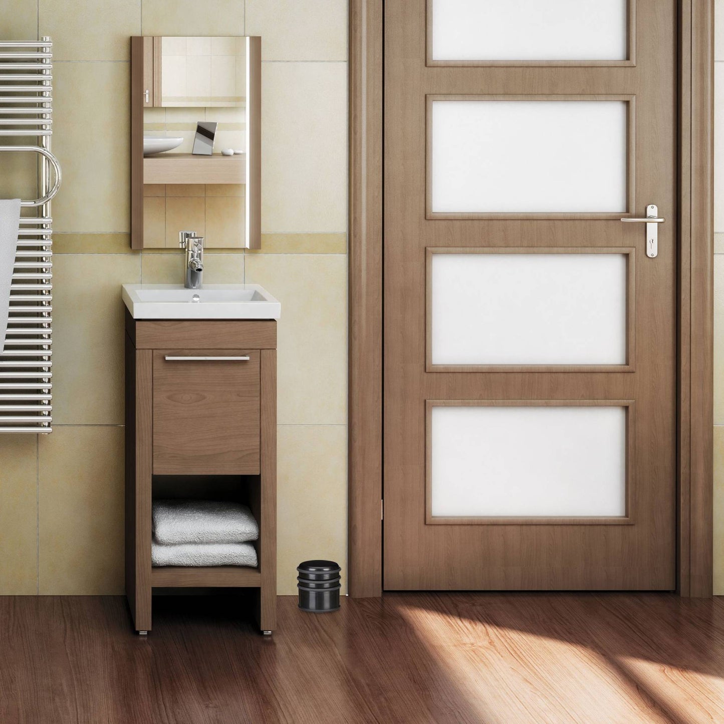 Door stop with rubber rings
