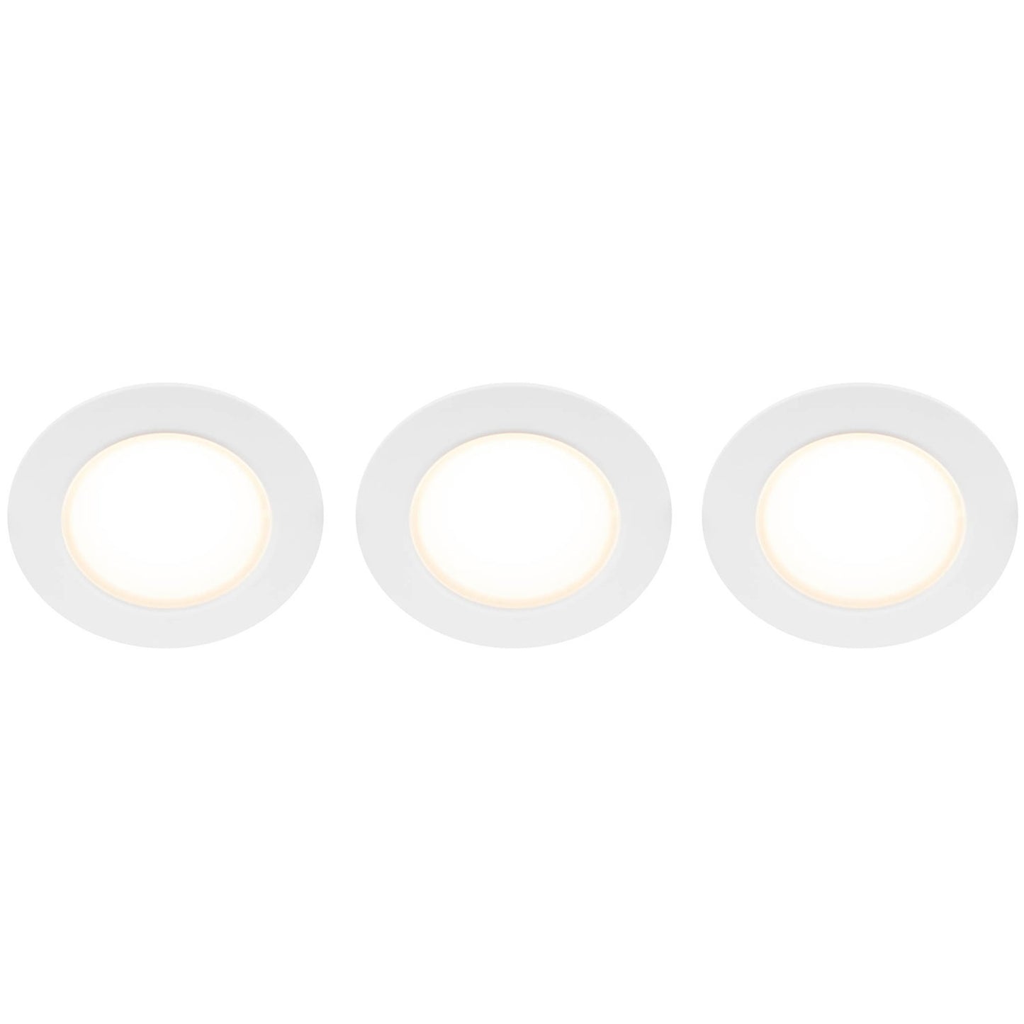 Doris 230V Dimmable downlight spotlight 3000K 400lm IP65 3-pack White