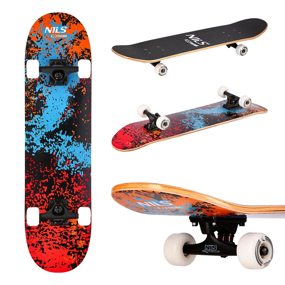 Dots Skateboard, 31-Inch, Nils Extreme