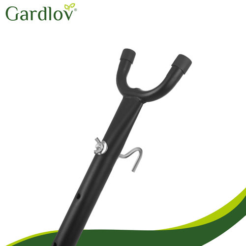 Double Garden Hammock with Frame, 200x150cm, 250kg Capacity