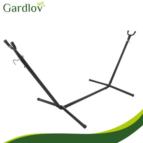 Double Garden Hammock with Frame, 200x150cm, 250kg Capacity