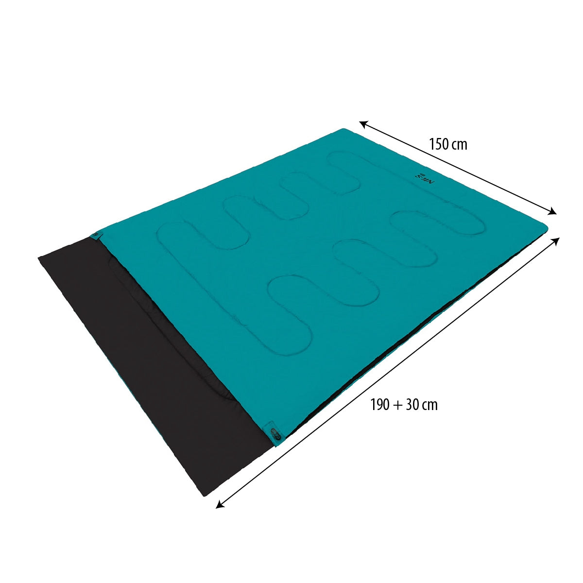 Double Sleeping Bag, Blue, Lightweight, Compact