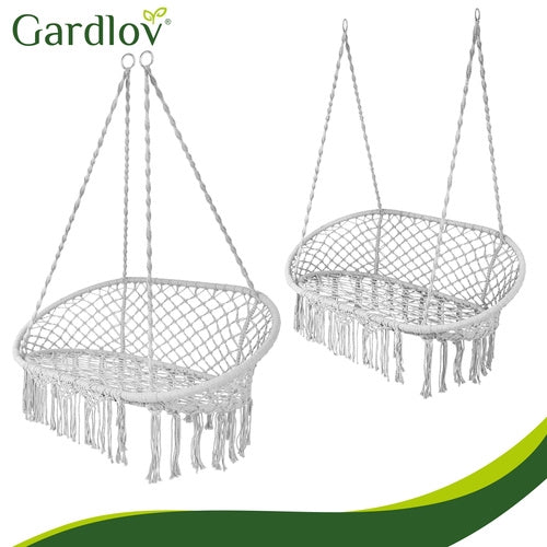 Double Stork's Nest Swing, 300kg Capacity, 3 Cushions