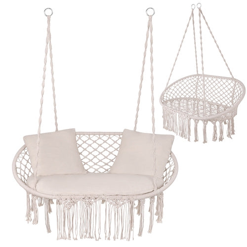 Double Stork's Nest Swing, 300kg Capacity, 3 Pillows
