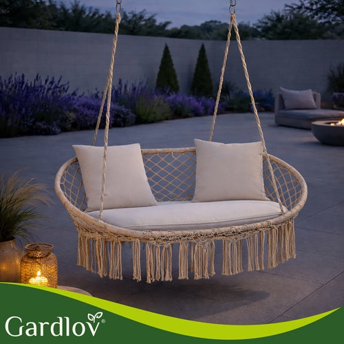 Double Stork's Nest Swing, 300kg Capacity, 3 Pillows