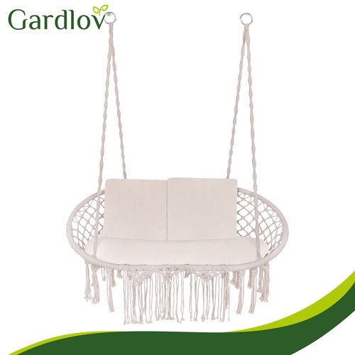 Double Stork's Nest Swing, 300kg Capacity, 3 Pillows