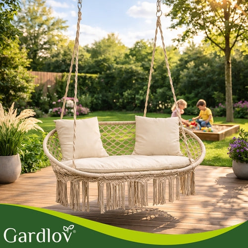 Double Stork's Nest Swing, 300kg Capacity, 3 Pillows