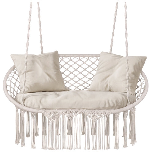 Double Stork's Nest Swing, 300kg Capacity, 3 Pillows