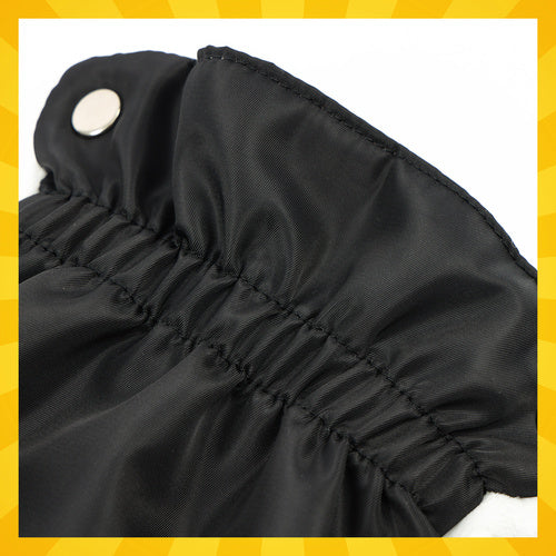 Double Stroller Muffs, Black, Insulated, Set of 2