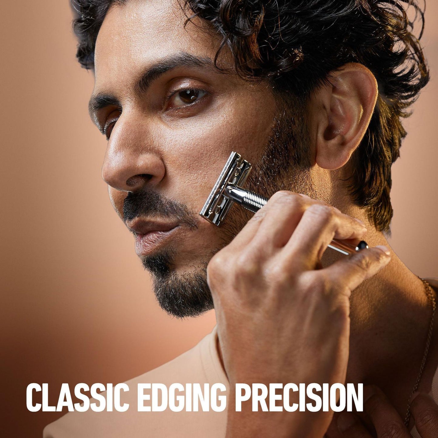 Double coated Safety razor + 5 razor blades