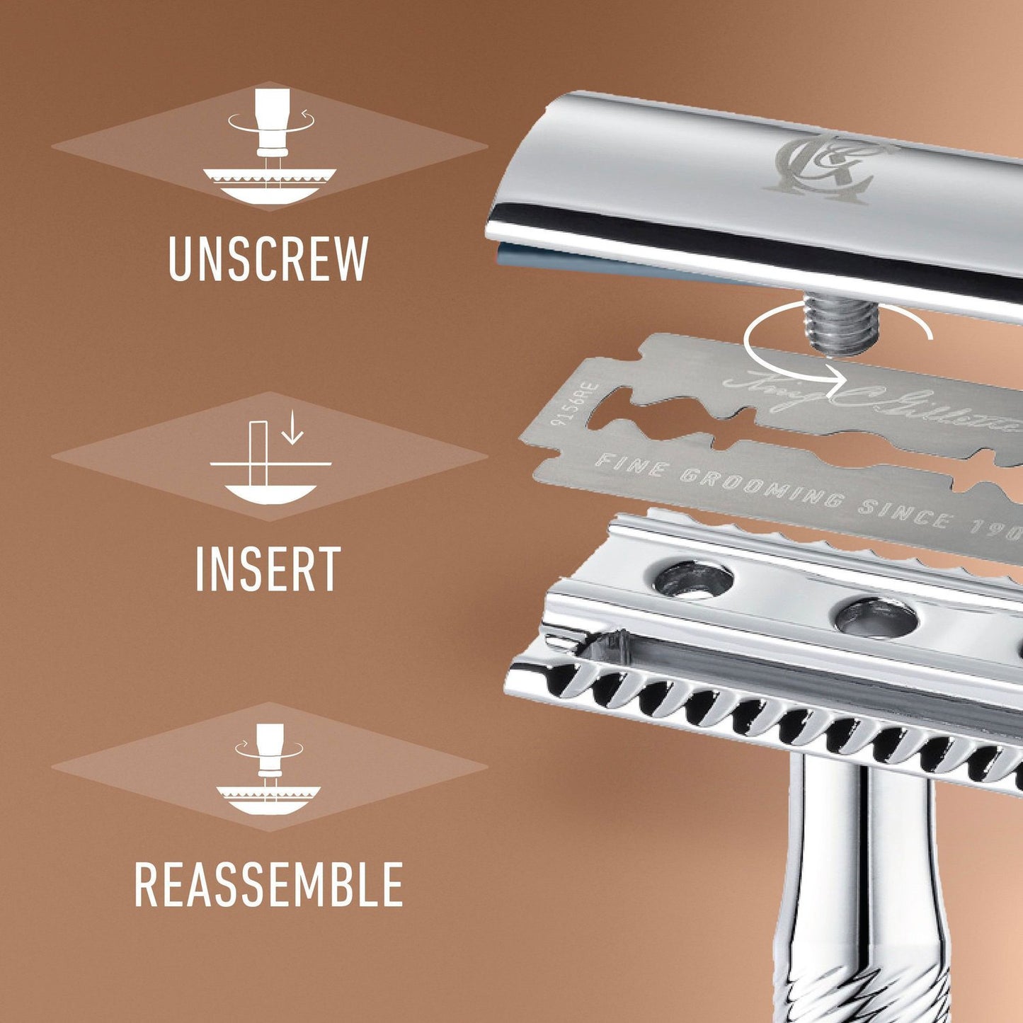 Double coated Safety razor blade 10 pcs