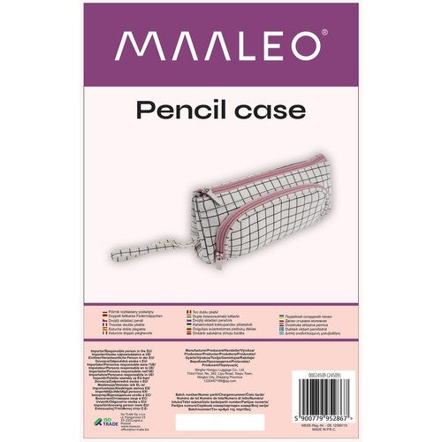 Double extendable pencil case Maaleo 24509