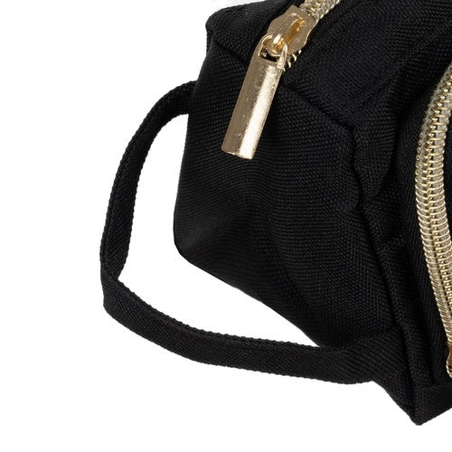 Double extendable pencil case - black Maaleo 24502