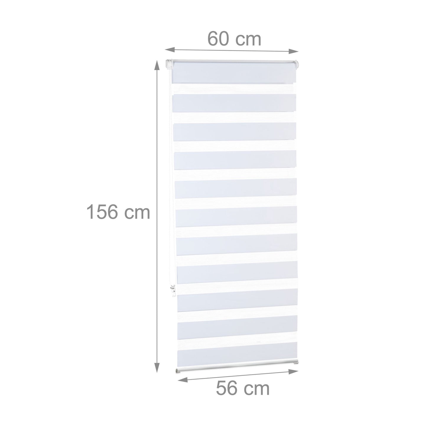 Double roller blind Klemmfix without drilling in white