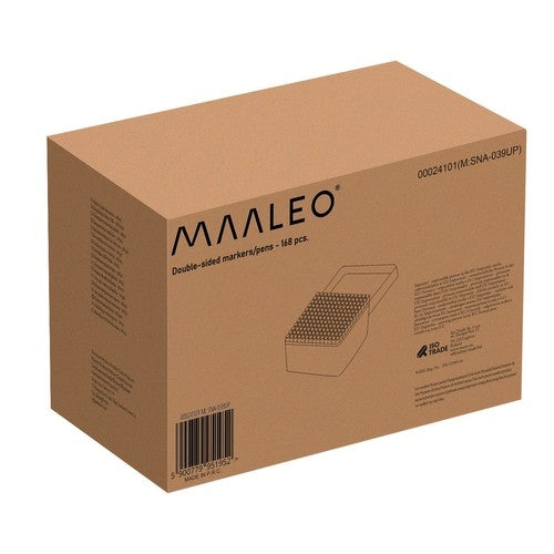 Double-sided markers/pens - 168 pcs. MAALEO 24101