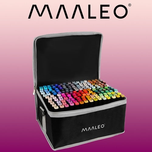 Double-sided markers/pens - 168 pcs. MAALEO 24101