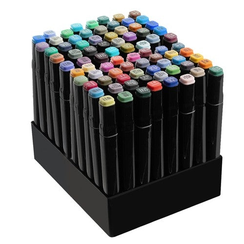 Double-sided markers/pens - 80 pcs. MAALEO 24103