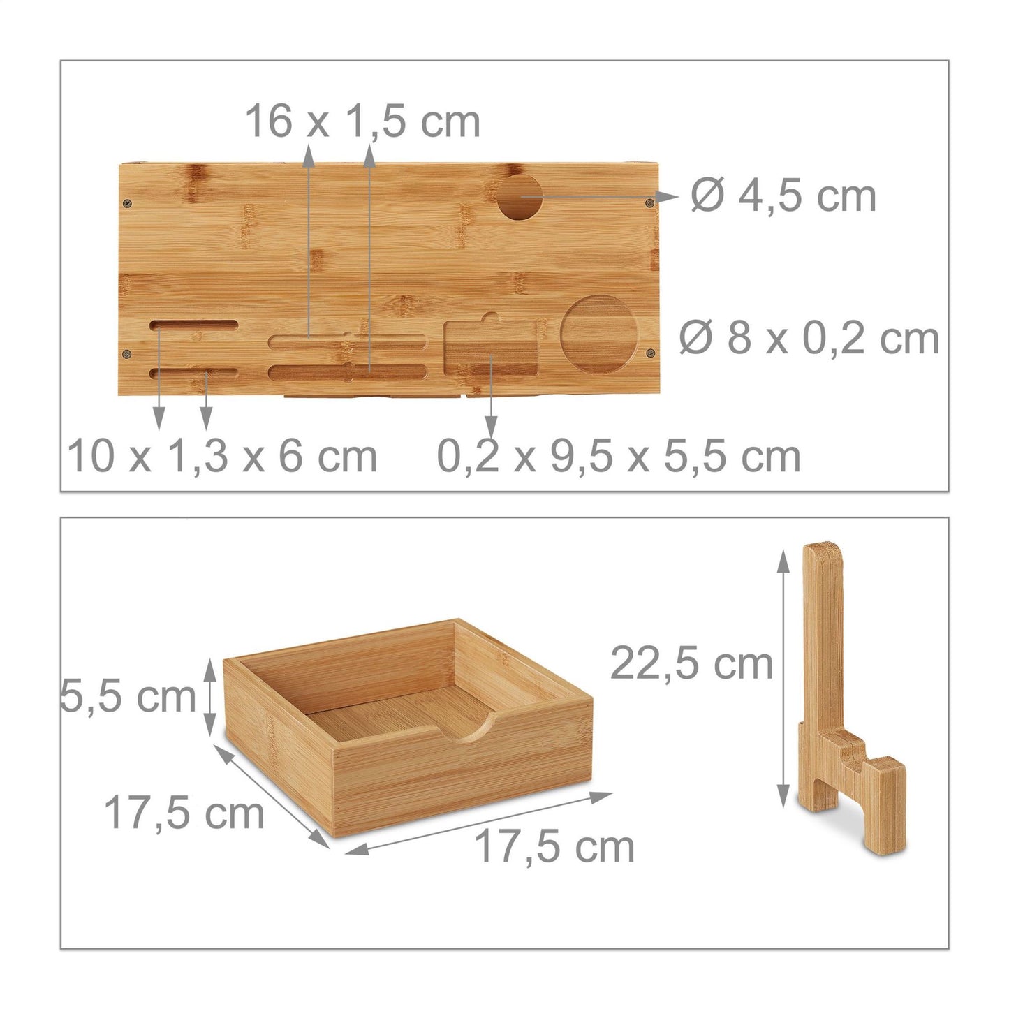 Double-sided stepladder