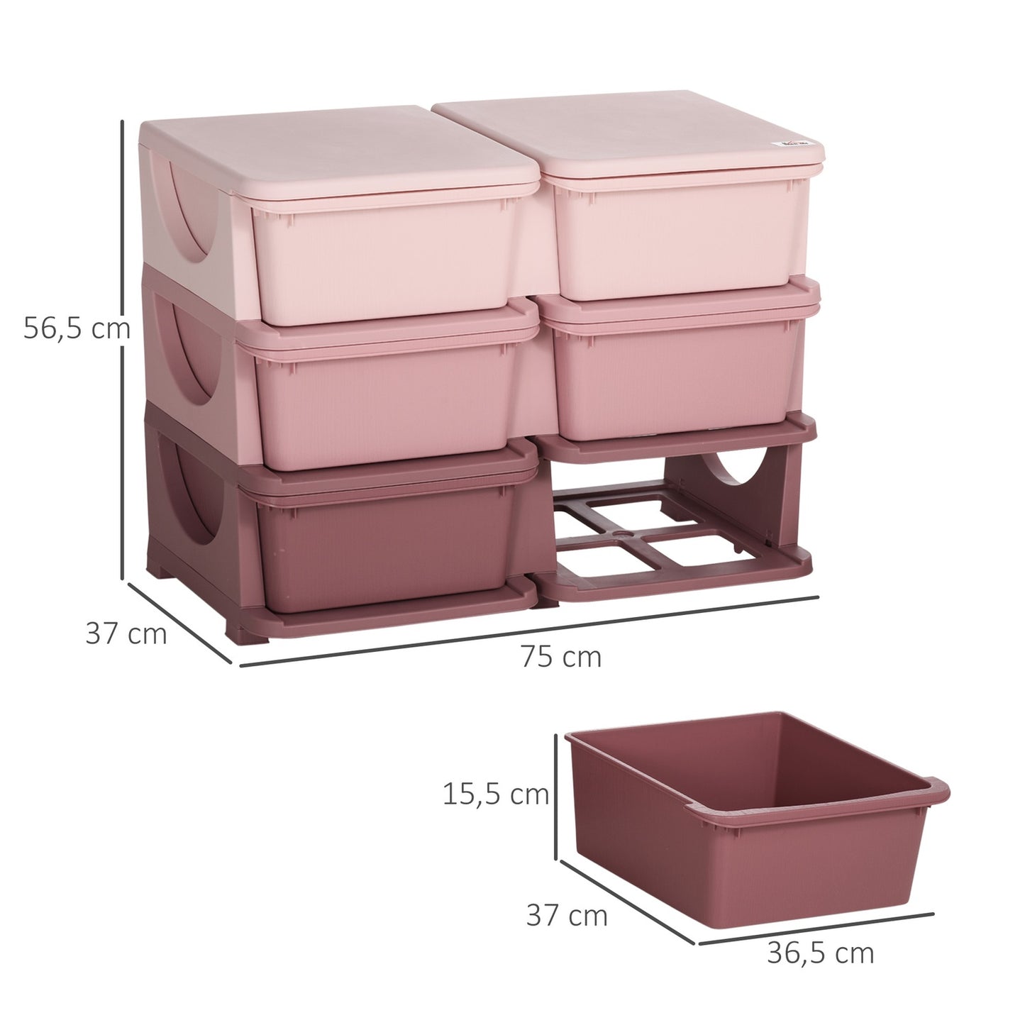 6-layer toy organizer for kids, best storage for ages 3-6