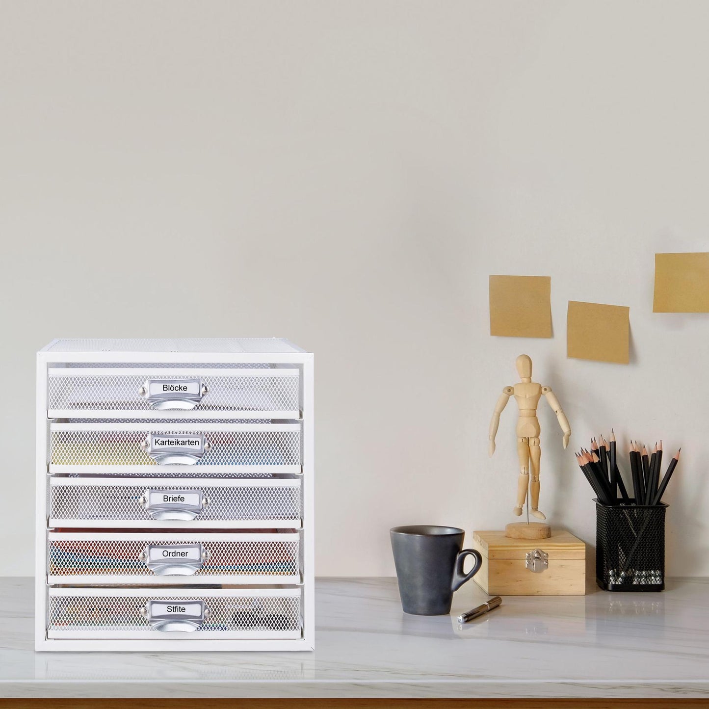 Drawer box with 5 drawers