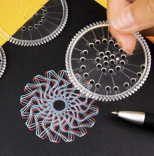 Drawing set - spirograph Maaleo 24346