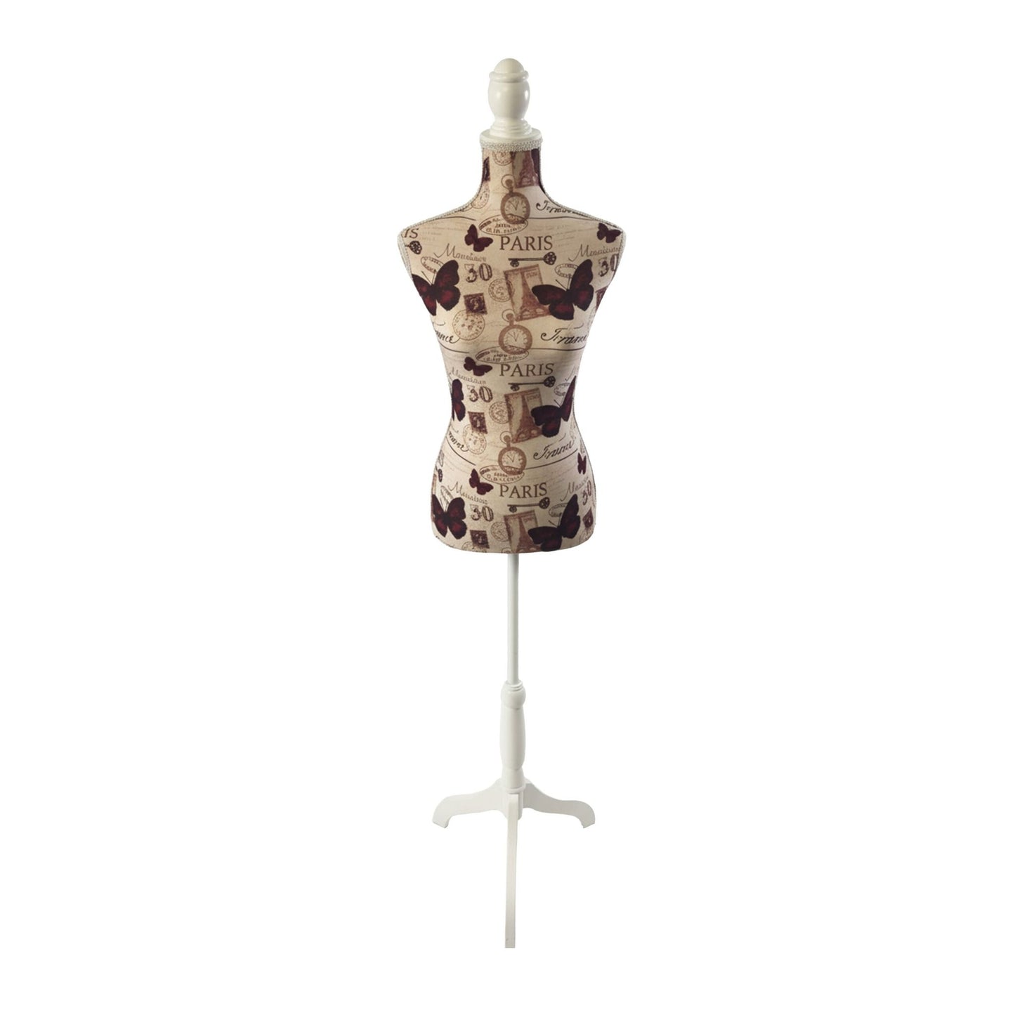 Dressmaker Dummy 36/38 with Stand, Adjustable Height