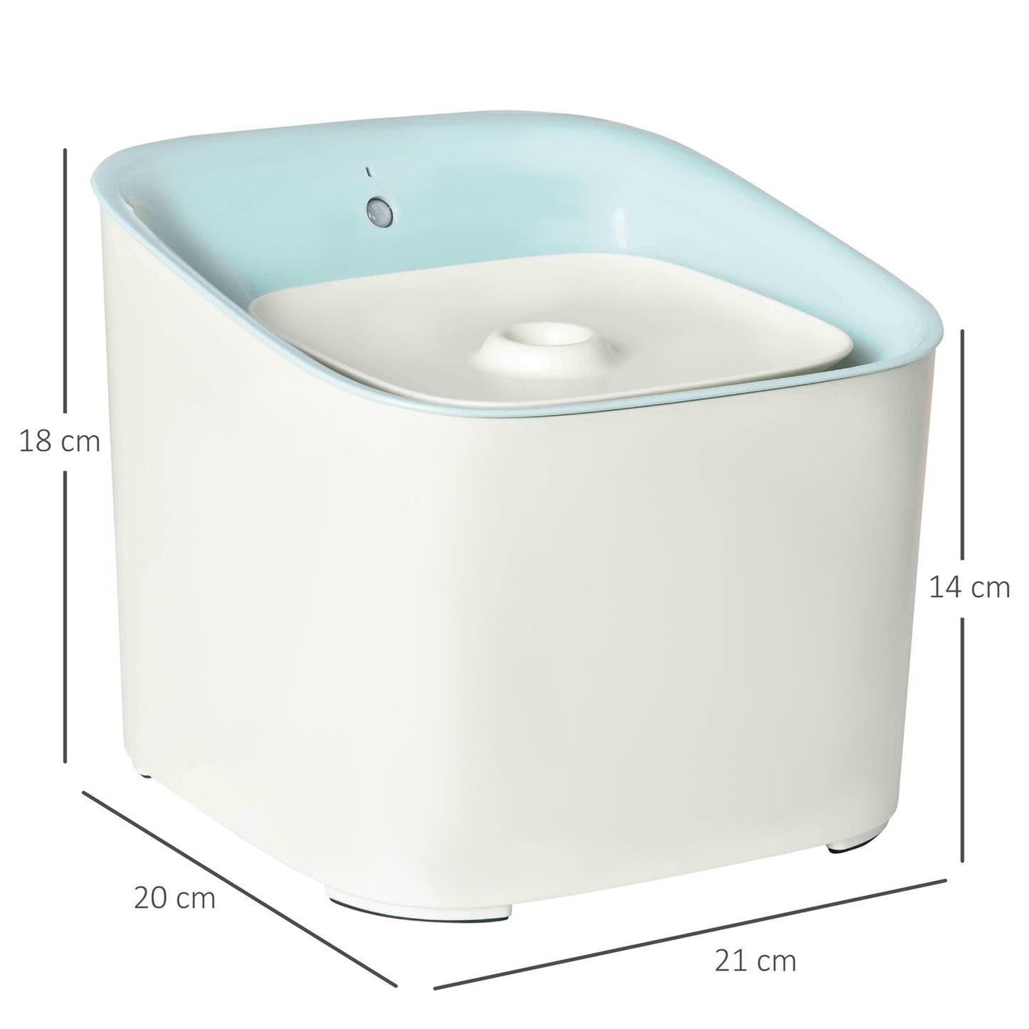 Automatic pet drinking fountain, 3L, infrared detection