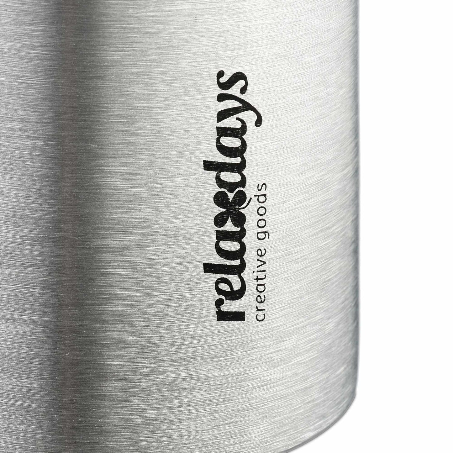Drinking bottle in stainless steel 500 ml with cup