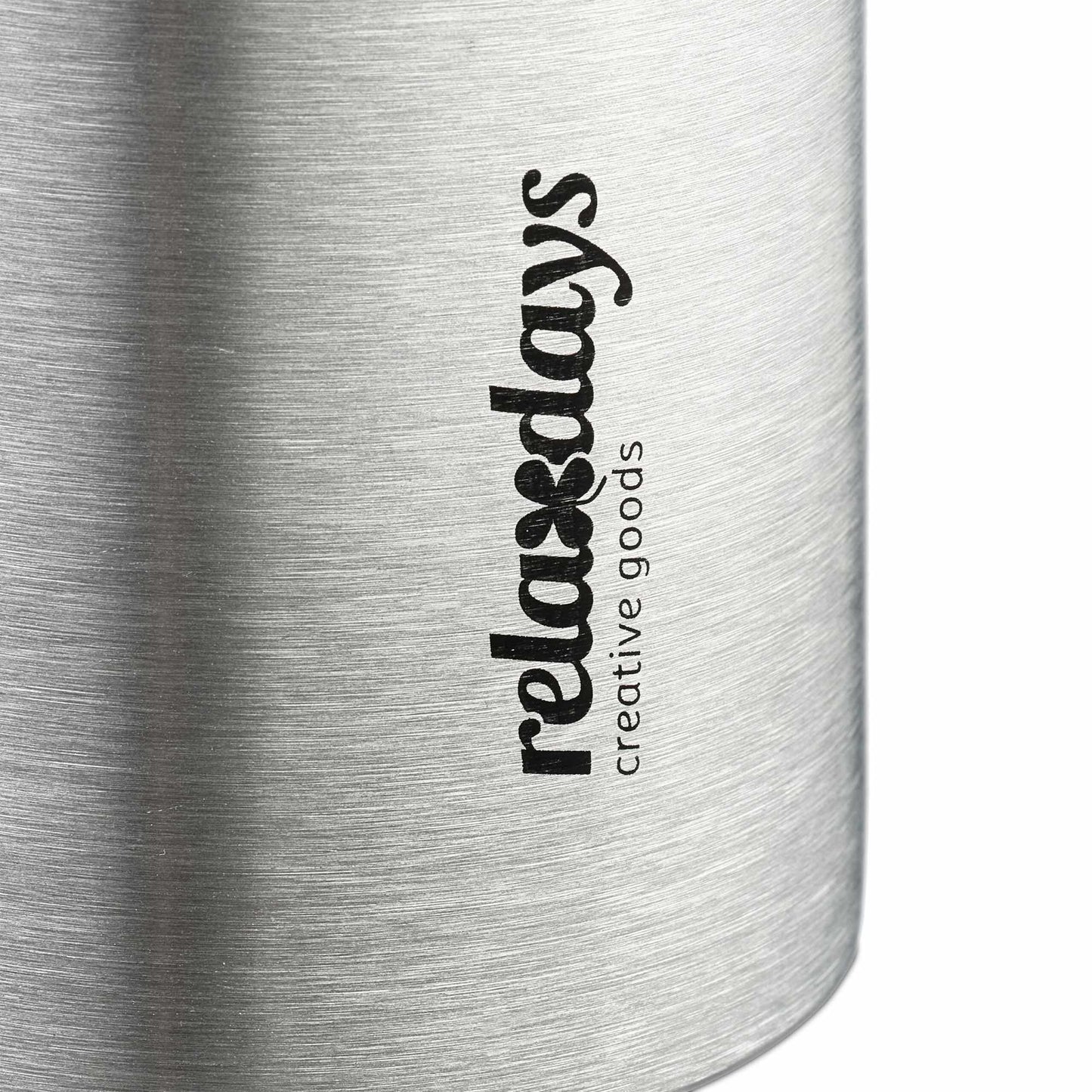 Drinking bottle in stainless steel 750 ml with cup
