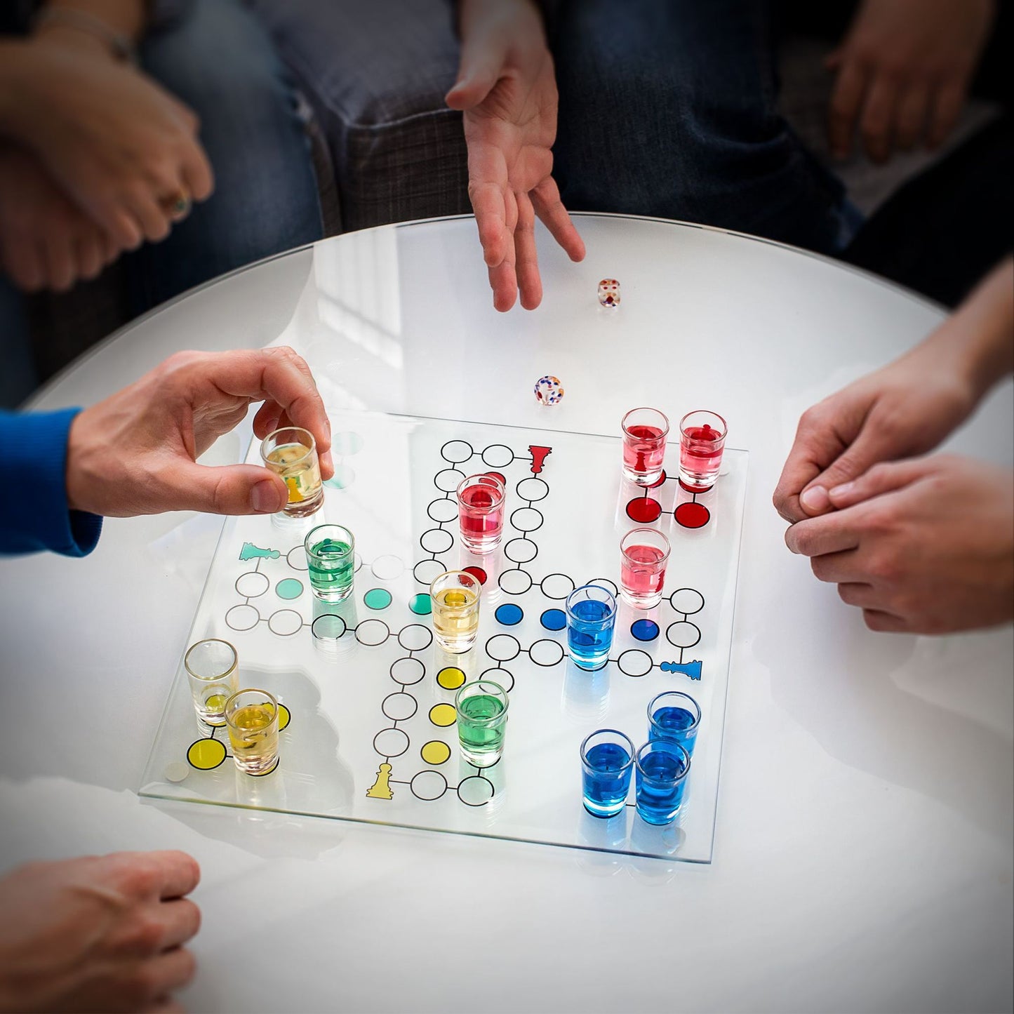 Drinking game Ludo