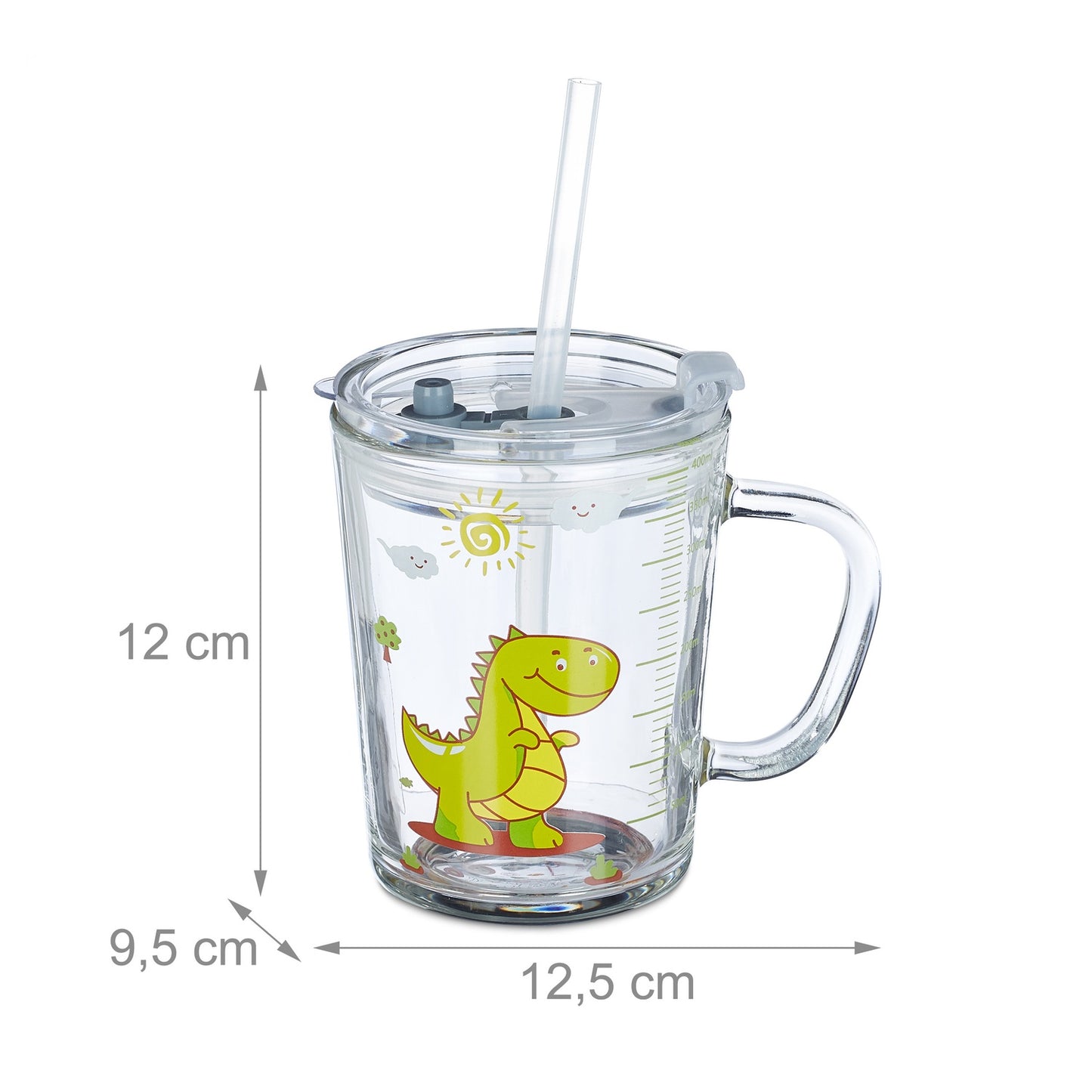 Drinking glasses Kids Dino Set of 2