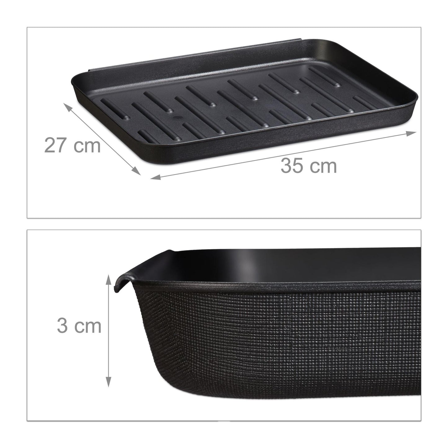 Drip tray for shoes - set of 3