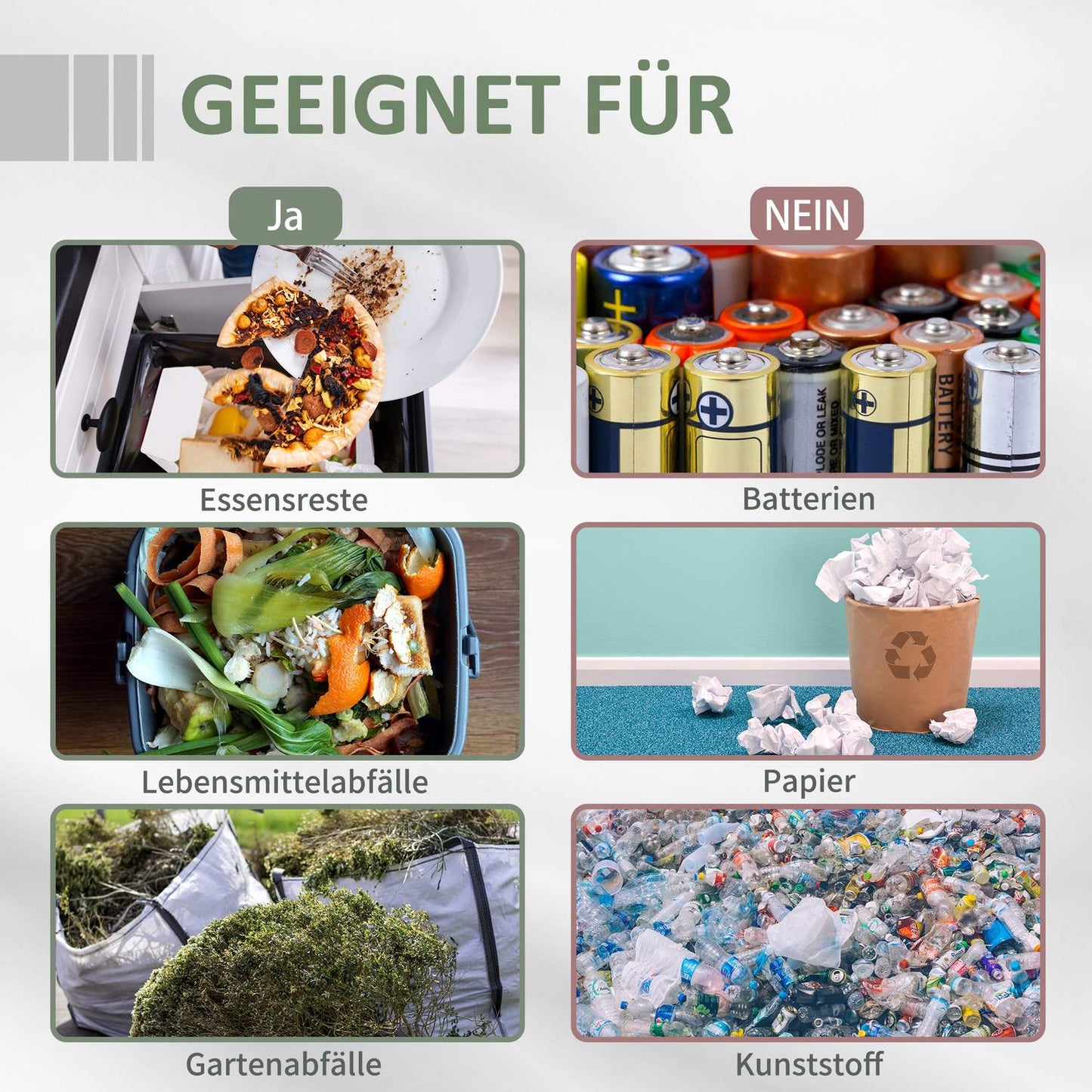 160L Double Chamber Rotary Garden Composter, Black