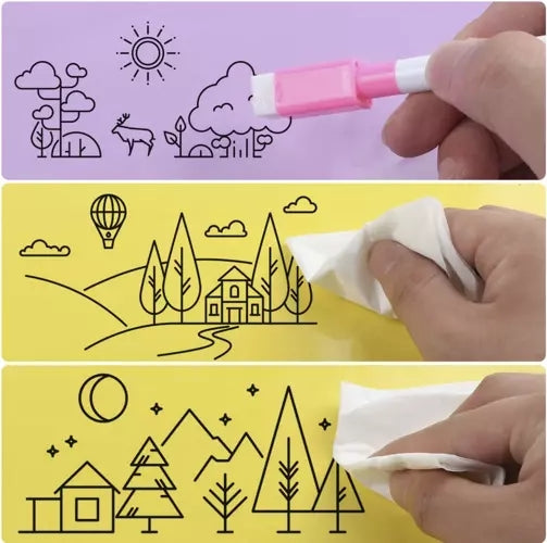 Dry-erase markers - set of 16 pcs. Maaleo 21647