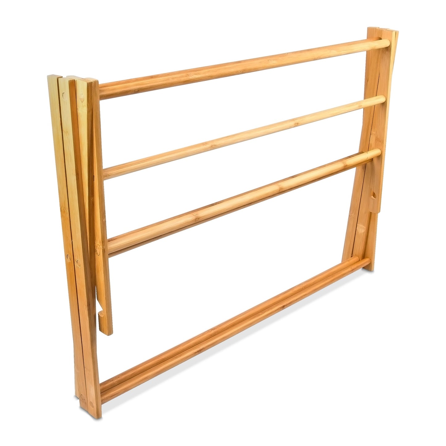 Drying rack bamboo foldable