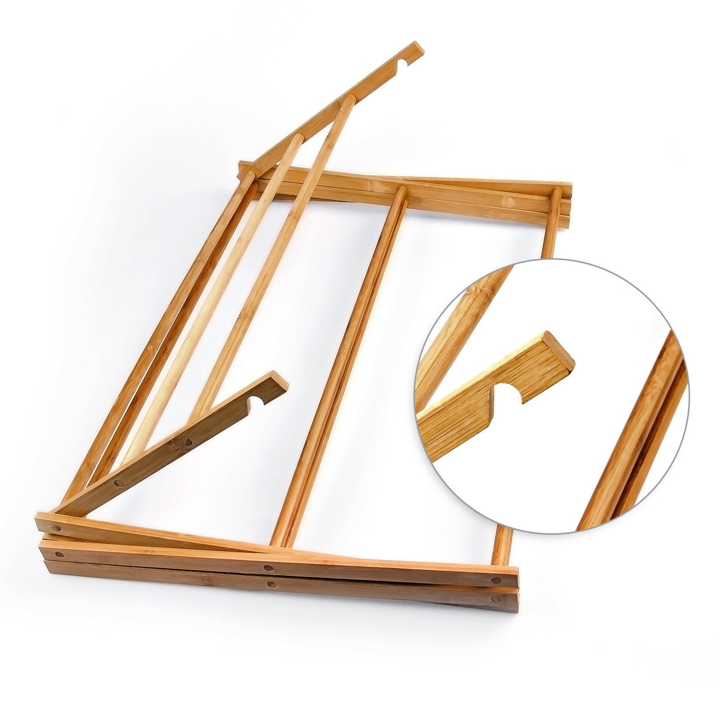 Drying rack bamboo foldable