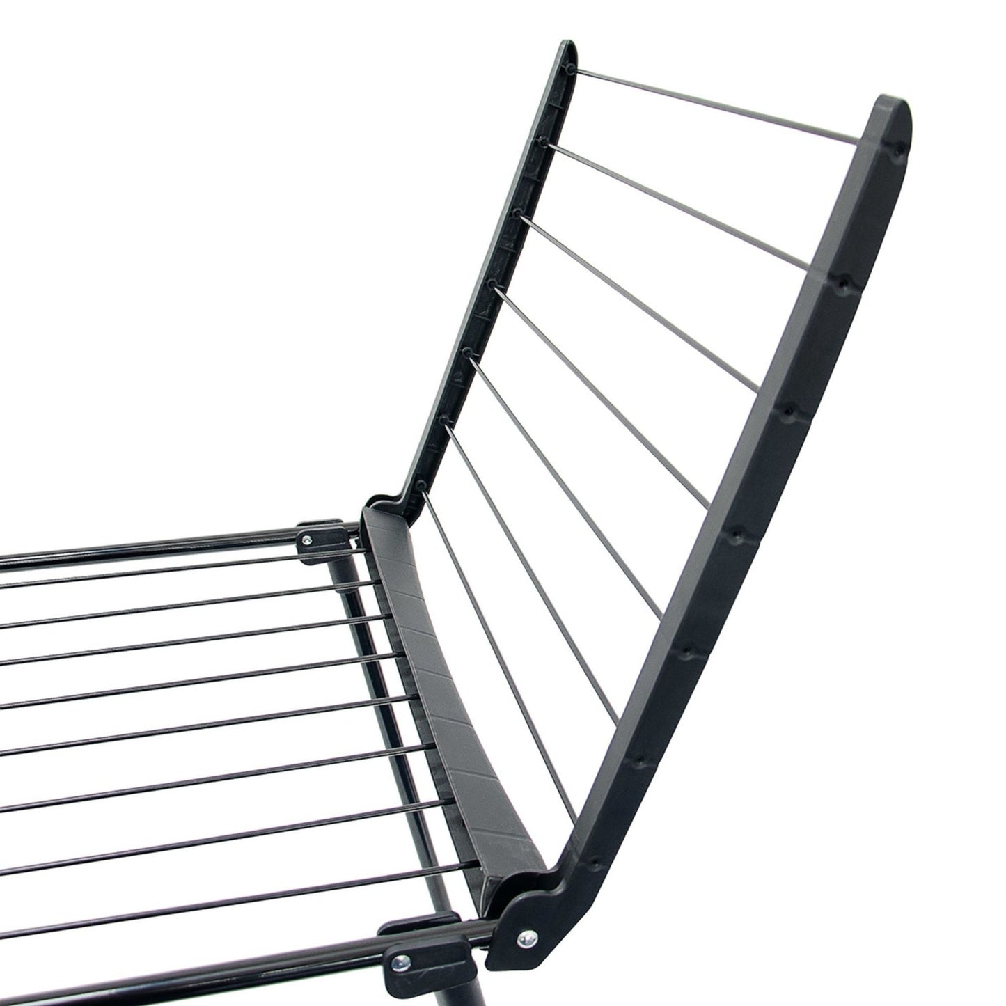 Drying rack foldable black