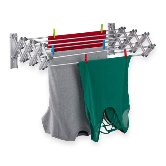 <p>Maximize your space with our retractable wall-mounted laundry hanger, perfect for efficient drying in compact areas. This versatile drying rack is ideal for apartments, balconies, and bathrooms.</p>

<ul>
<li>Save space with a retractable design for co