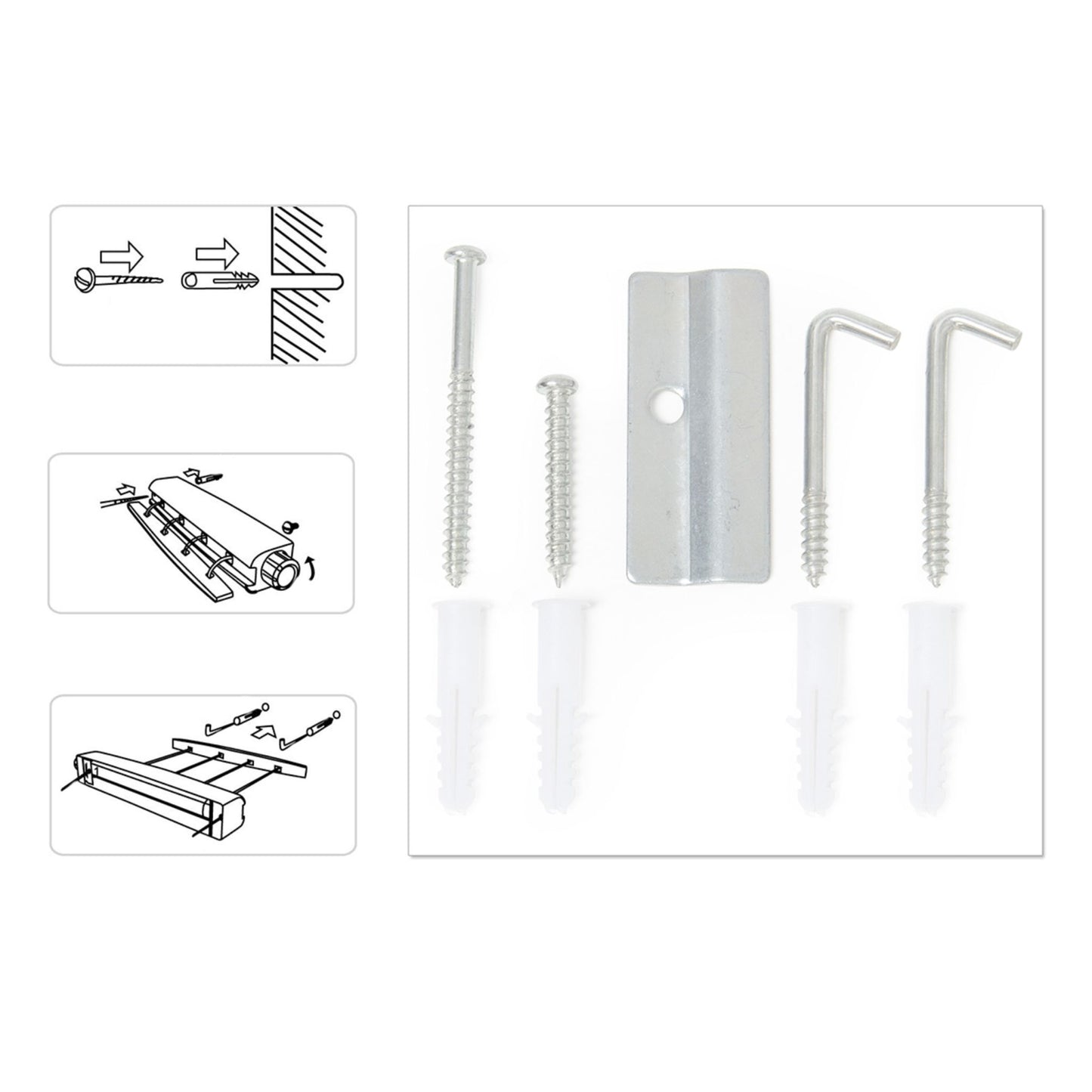 Drying rack wall