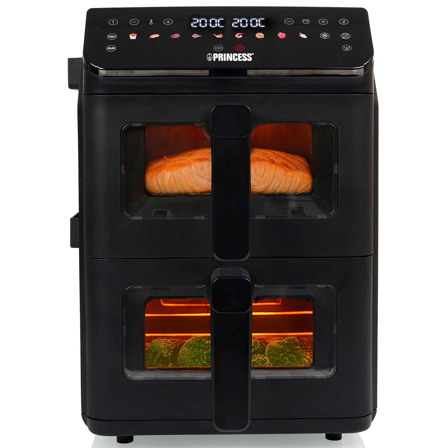 Dual Basket Air Fryer, 2x5L, 3000W