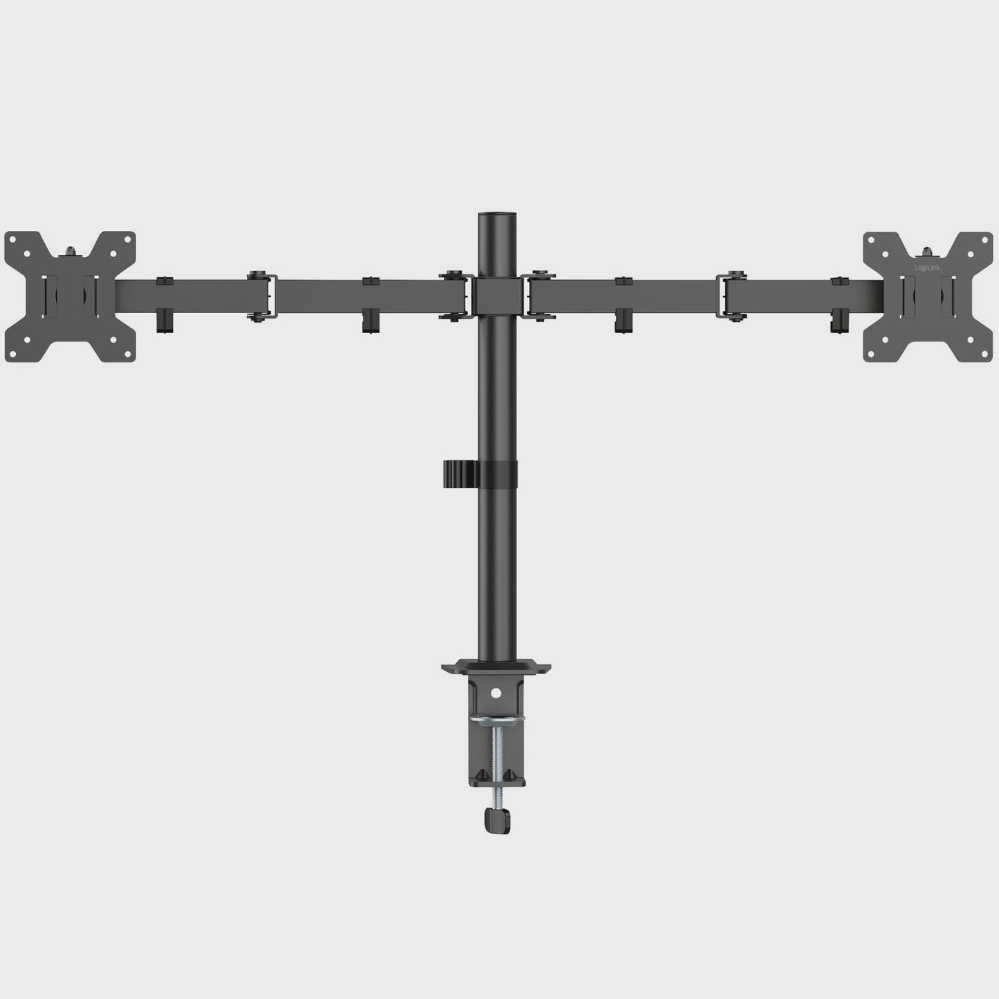 Dual Monitor Mount 17-32" Adjustable Arms, Black