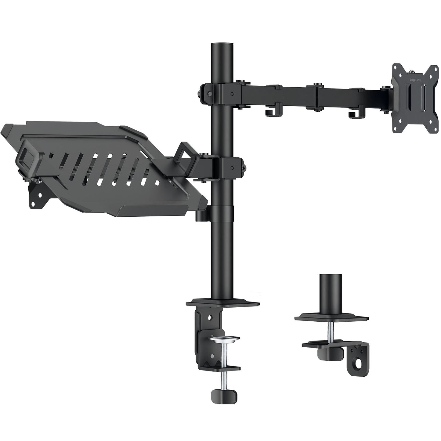 Dual Monitor and Laptop Stand, 17-32" Screen, 12-17" Laptop