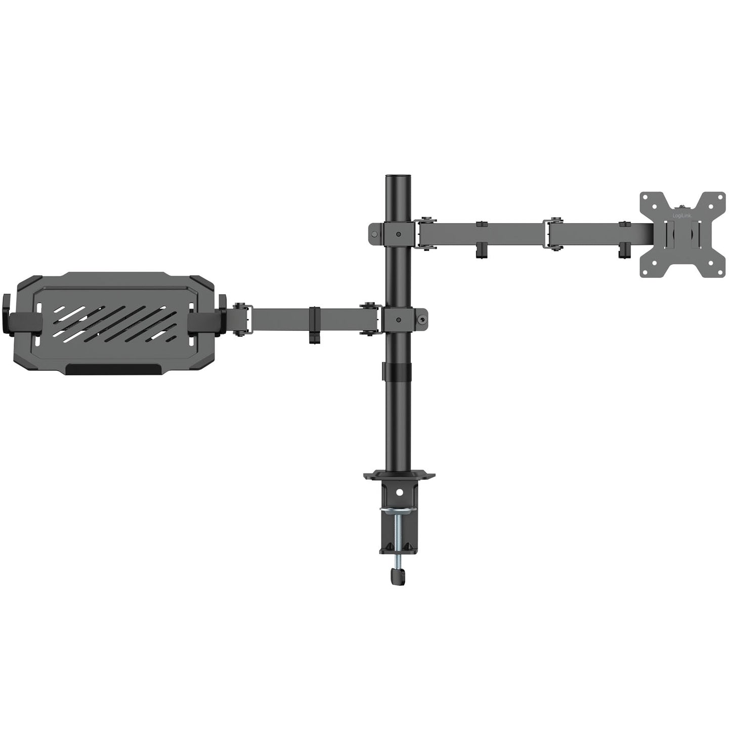 Dual Monitor and Laptop Stand, 17-32" Screen, 12-17" Laptop