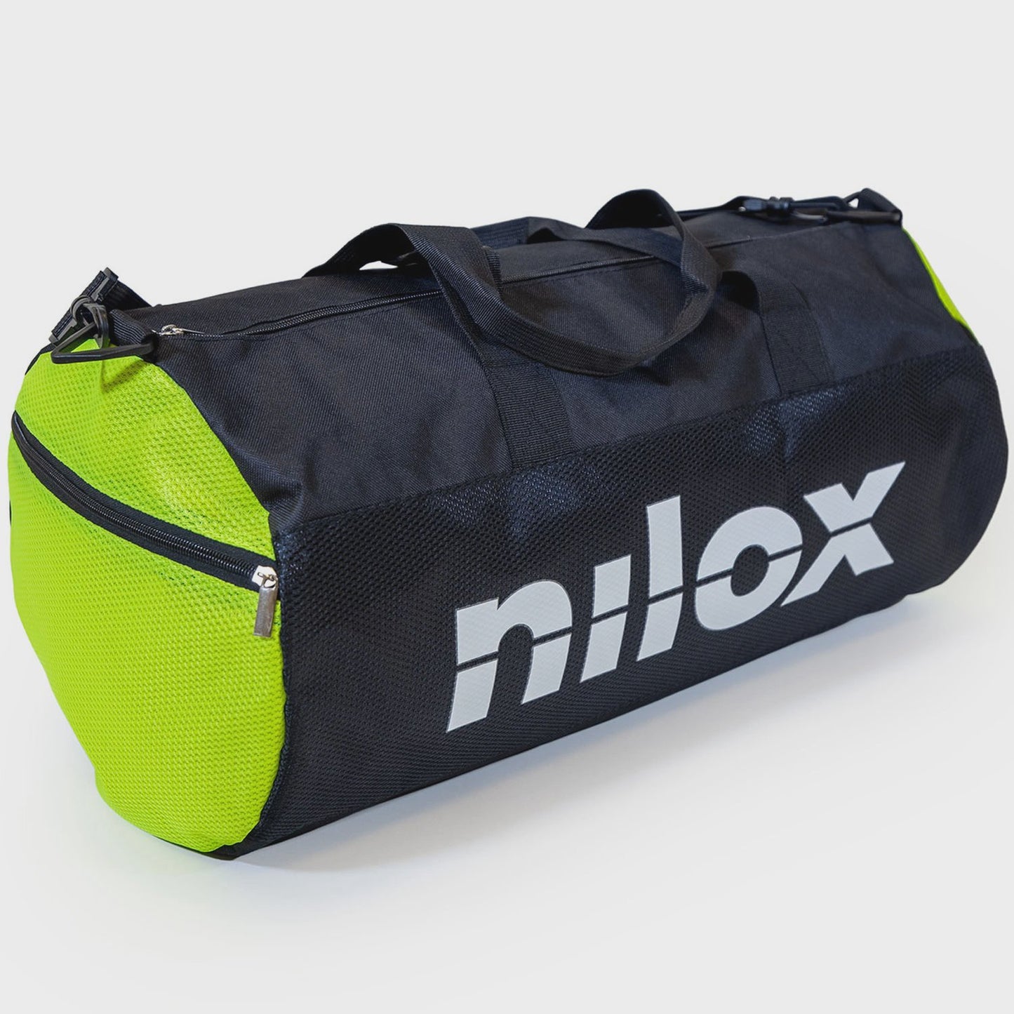 Duffel Bag 50x25 cm Black/Yellow, Durable Travel Gym Bag