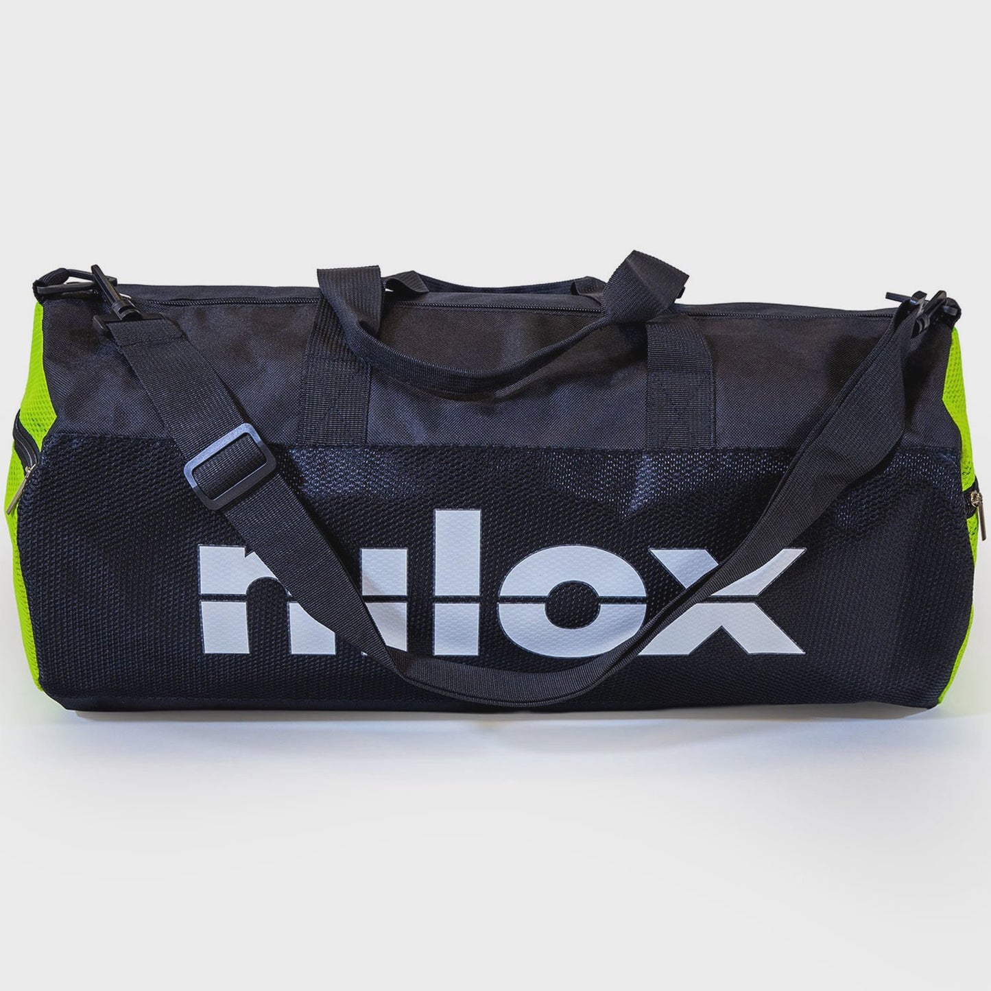 Duffel Bag 50x25 cm Black/Yellow, Durable Travel Gym Bag