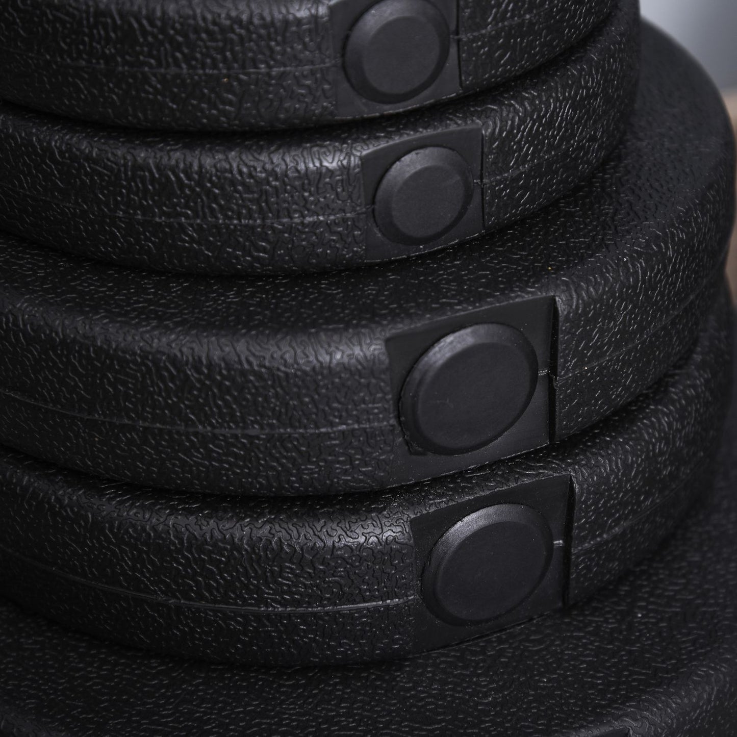 40 kg floor-friendly dumbbell set, steel - strength training