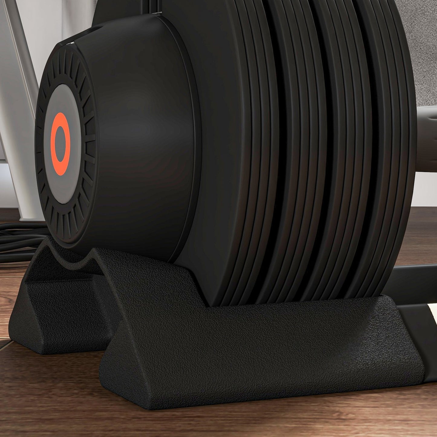 Adjustable dumbbells with non-slip handles, range 3.5-10 kg